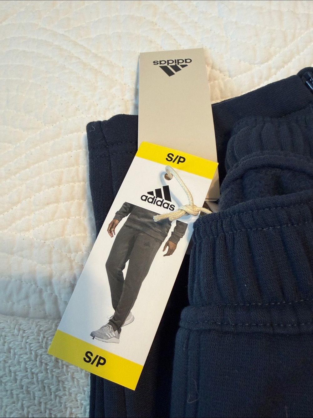 adidas Men's Navy Blue Sweatpants Joggers